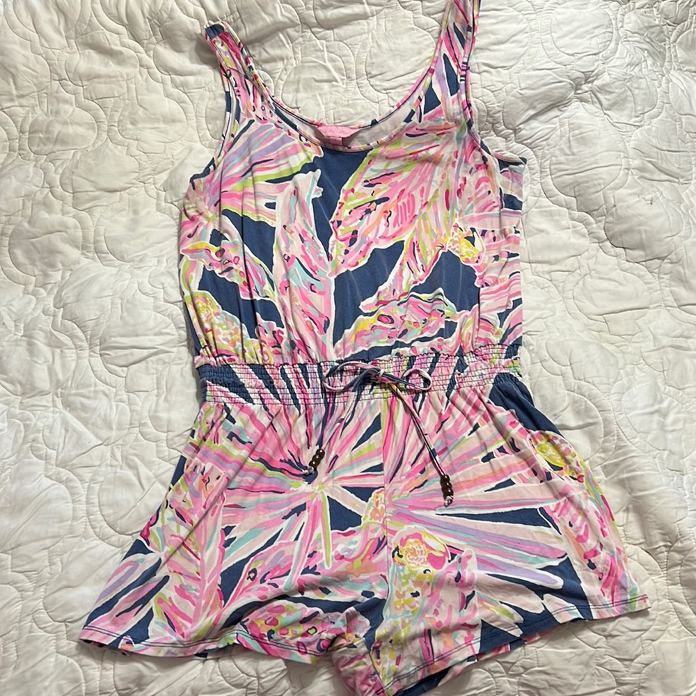 Well loved Lilly Pulitzer shorts Romper